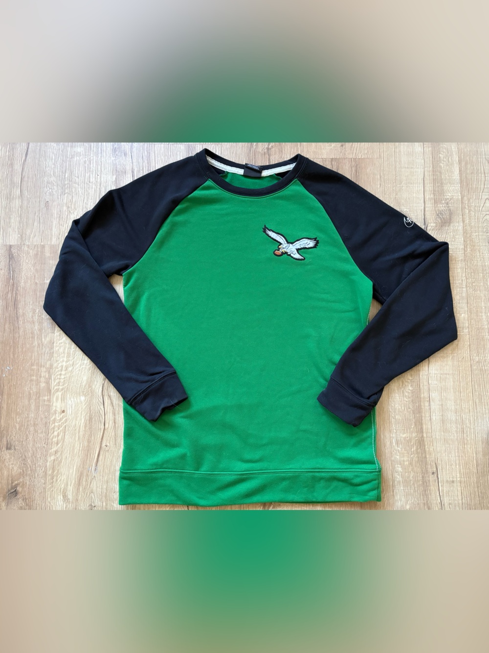 Nike NFL Eagles Green & Black Sweatshirt Sz Large